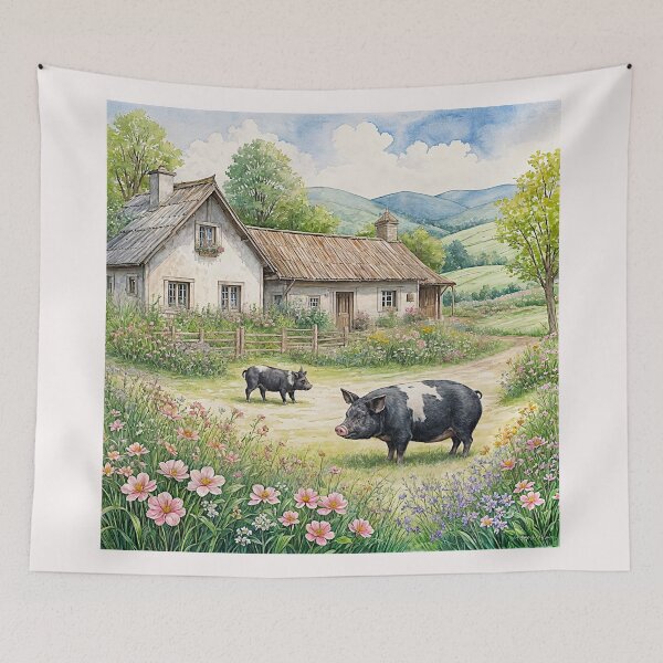 Item preview, Crioulo Pig in English Countryside #5 designed and sold by Helios Be. Lavsh.
