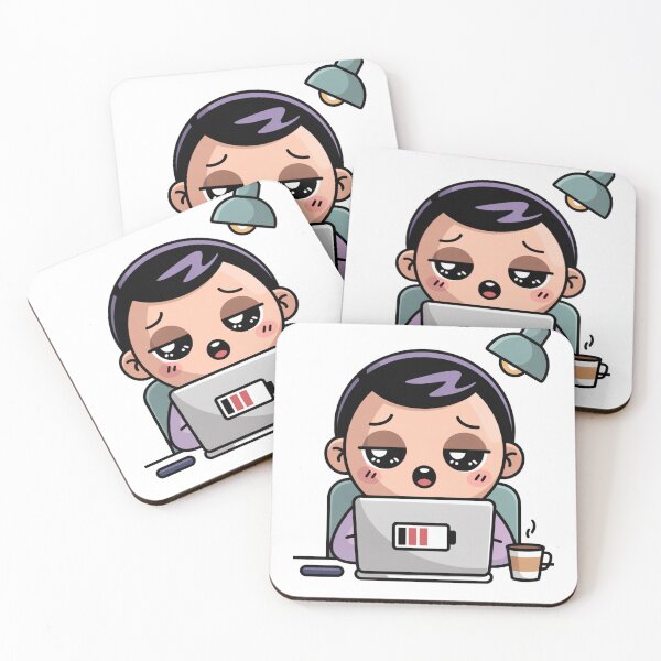 Item preview, Kawaii Office Worker Low Energy Mode designed and sold by McVrax.