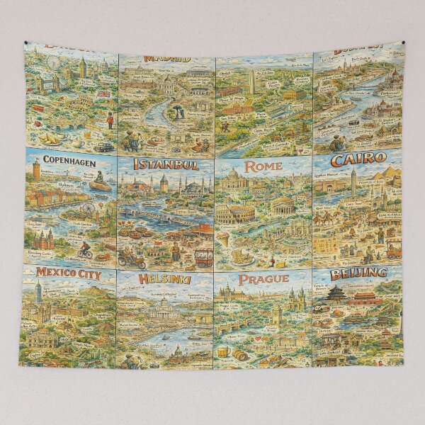 Item preview, Cityscapes designed and sold by Montage-Madness.