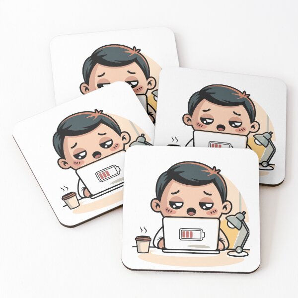 Item preview, Kawaii Office Worker Low Energy Mode designed and sold by McVrax.