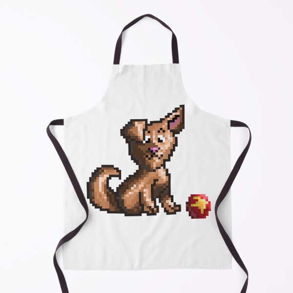 Item preview, Confused Pixel Puppy with Ball - Retro Game Style designed and sold by IzumiMisaki.
