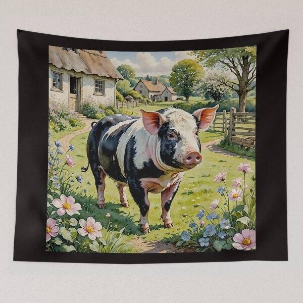 Item preview, Crioulo Pig in English Countryside #7 designed and sold by Helios Be. Lavsh.