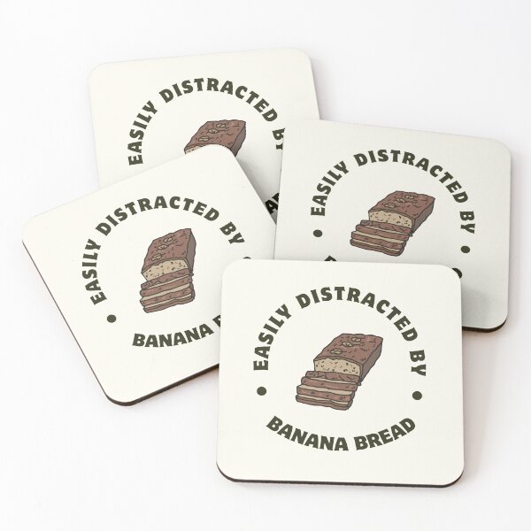 Item preview, Easily Distracted by Banana Bread designed and sold by thewormunion.