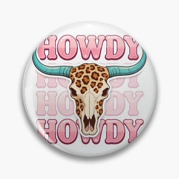 Item preview, Leopard Skull "Howdy" | Cow Skull Western design designed and sold by SydsShpDesigns.