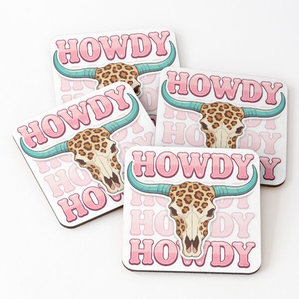 Item preview, Leopard Skull "Howdy" | Cow Skull Western design designed and sold by SydsShpDesigns.