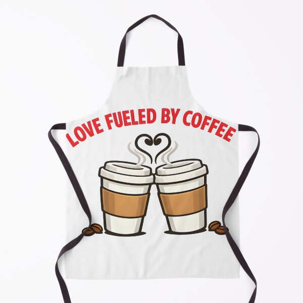 Item preview, Love Fueled By Coffee Minimal Couple Cups Valentine Design designed and sold by TAVINECOM.