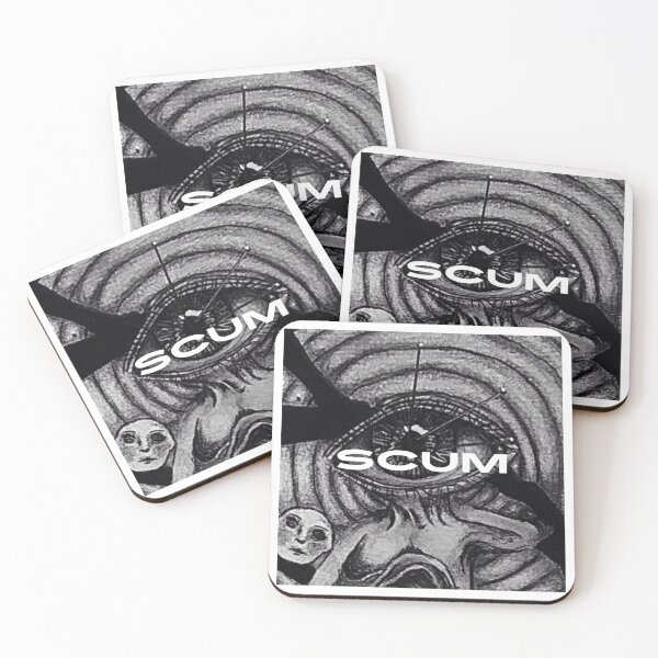 Item preview, SCUM - Dark Punk Design designed and sold by HSDisegni.