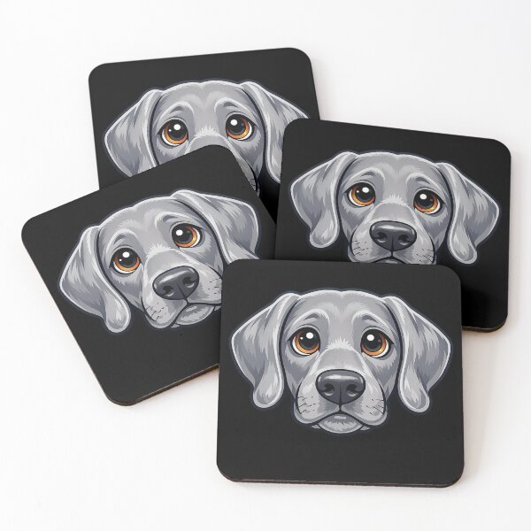Item preview, Weimaraner dog - funny cute dog designed and sold by DamioPolArt.