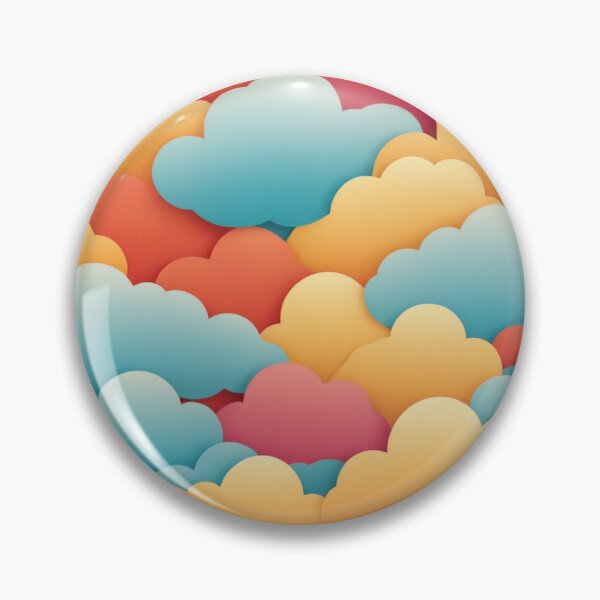Item preview, Whimsical Skies: A Dance of Colorful Clouds designed and sold by Virtuals1.