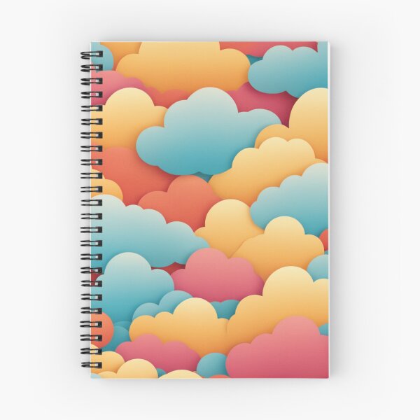 Item preview, Whimsical Skies: A Dance of Colorful Clouds designed and sold by Virtuals1.