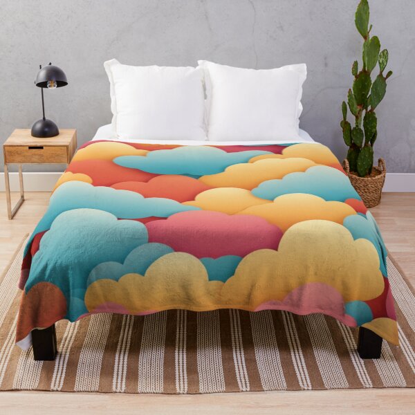 Item preview, Whimsical Skies: A Dance of Colorful Clouds designed and sold by Virtuals1.