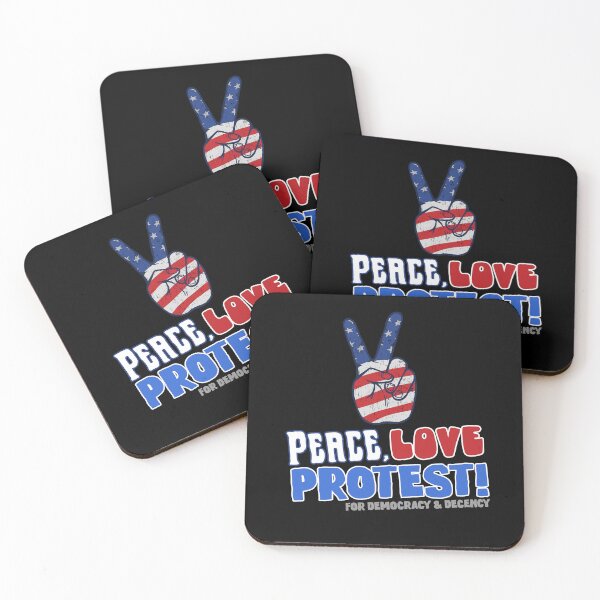 Item preview, Peace Love Protest designed and sold by jitterfly.