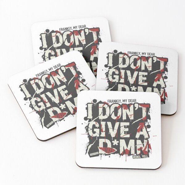Item preview, Frankly My Dear I Don’t Give a Damn – Rebel Quote Grunge Typography Design designed and sold by inaveed.