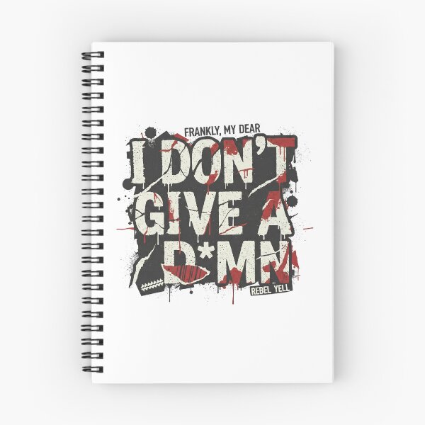 Item preview, Frankly My Dear I Don’t Give a Damn – Rebel Quote Grunge Typography Design designed and sold by inaveed.