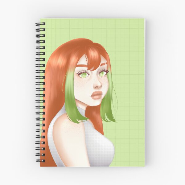 Item preview, Orange and Green Girl Print designed and sold by LemonyRAT.