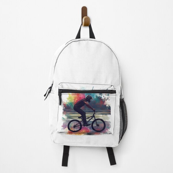 Item preview, BMX Rider Watercolour Art – Freestyle Extreme Cycling Illustration designed and sold by EnviousPrints.