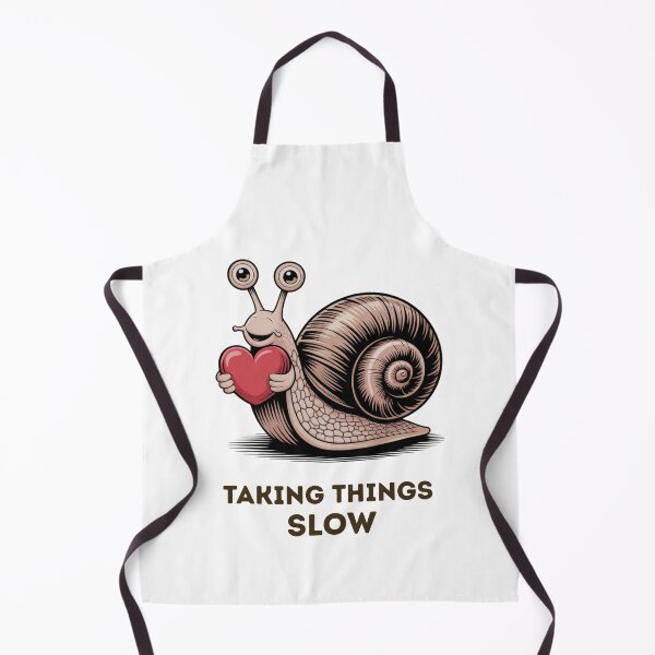 Item preview, Cute Snail Holding Heart – Taking Things Slow Love Illustration designed and sold by Artur-GrafiTee.