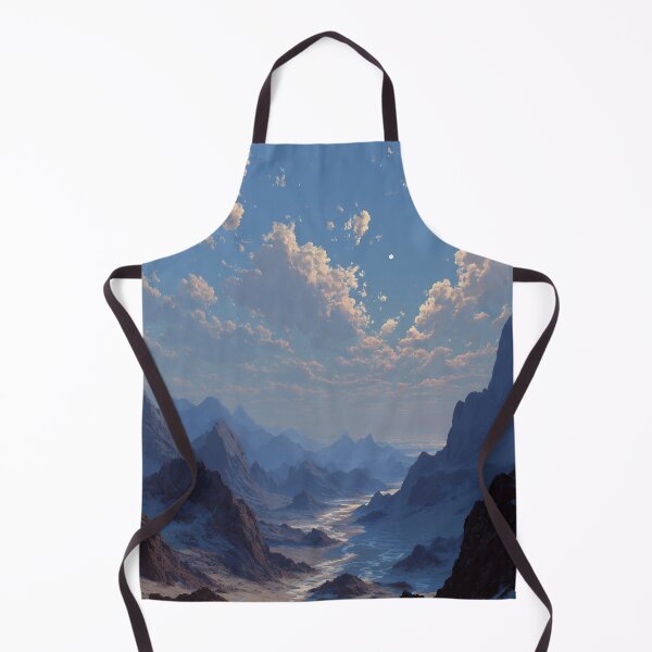 Item preview, Epic Valley Under Giant Peach Clouds – Surreal Mountain Dream designed and sold by EK-World.