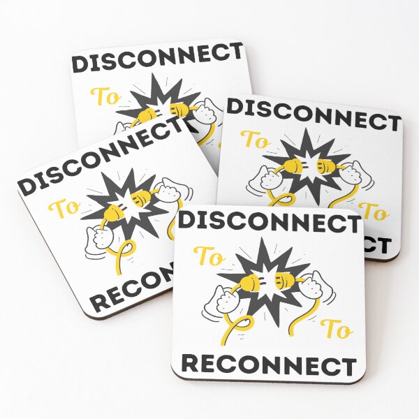 Item preview, Disconnect to Reconnect – Minimalist Digital Detox Quote Design designed and sold by lahmar-abbou.
