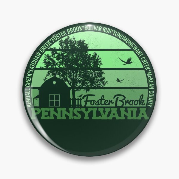 Item preview, Foster Brook Pennsylvania Sunset Retro Vintage Local Pride Logo designed and sold by CRHPOD20.