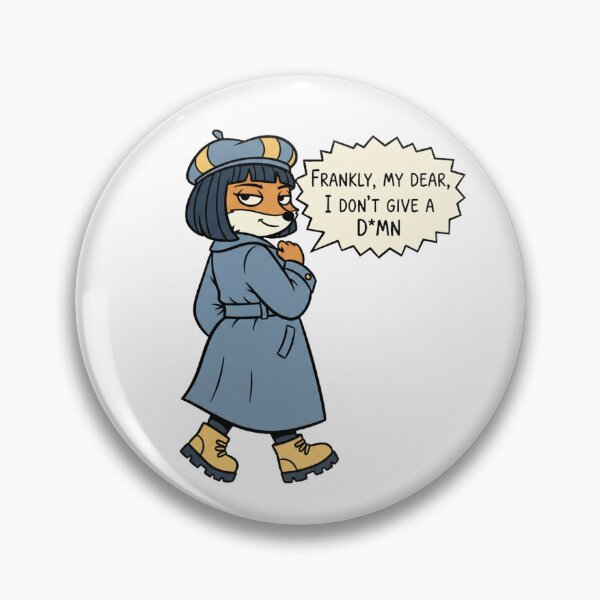 Item preview, Frankly My Dear I Don’t Give a Damn – Sassy Attitude Cartoon Illustration designed and sold by inaveed.