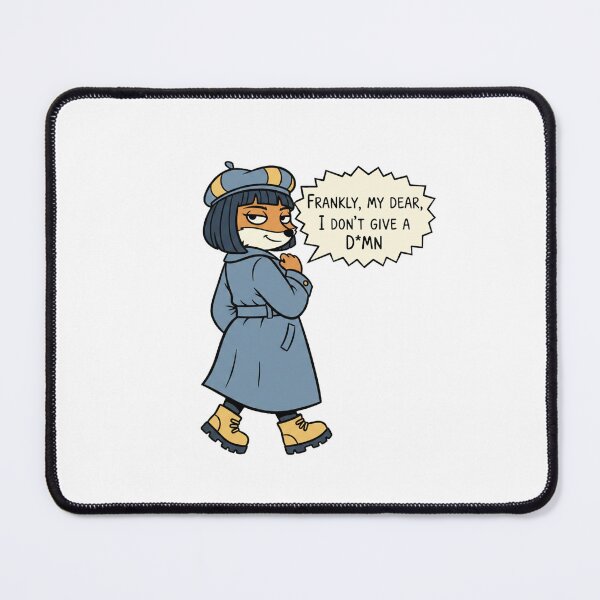 Item preview, Frankly My Dear I Don’t Give a Damn – Sassy Attitude Cartoon Illustration designed and sold by inaveed.