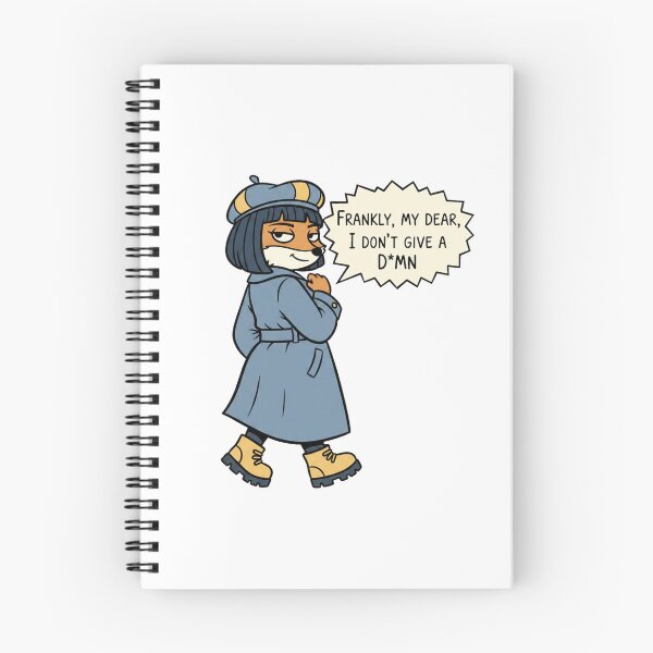 Item preview, Frankly My Dear I Don’t Give a Damn – Sassy Attitude Cartoon Illustration designed and sold by inaveed.