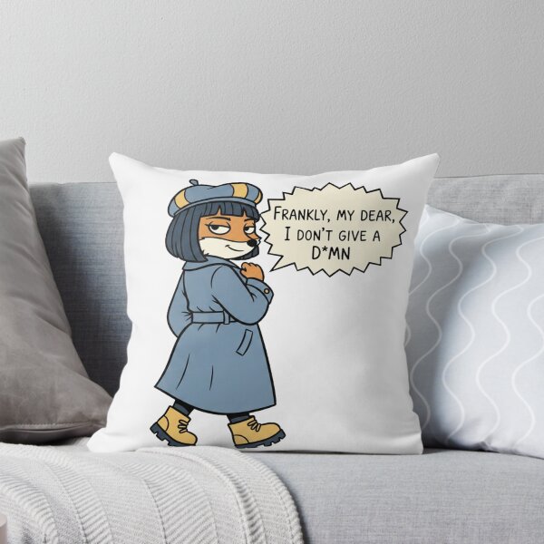 Item preview, Frankly My Dear I Don’t Give a Damn – Sassy Attitude Cartoon Illustration designed and sold by inaveed.