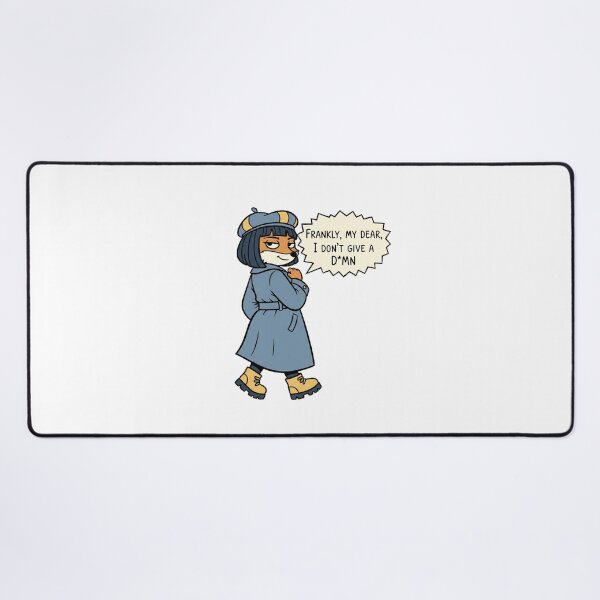 Item preview, Frankly My Dear I Don’t Give a Damn – Sassy Attitude Cartoon Illustration designed and sold by inaveed.