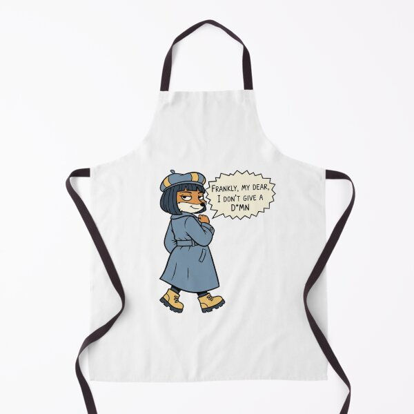 Item preview, Frankly My Dear I Don’t Give a Damn – Sassy Attitude Cartoon Illustration designed and sold by inaveed.