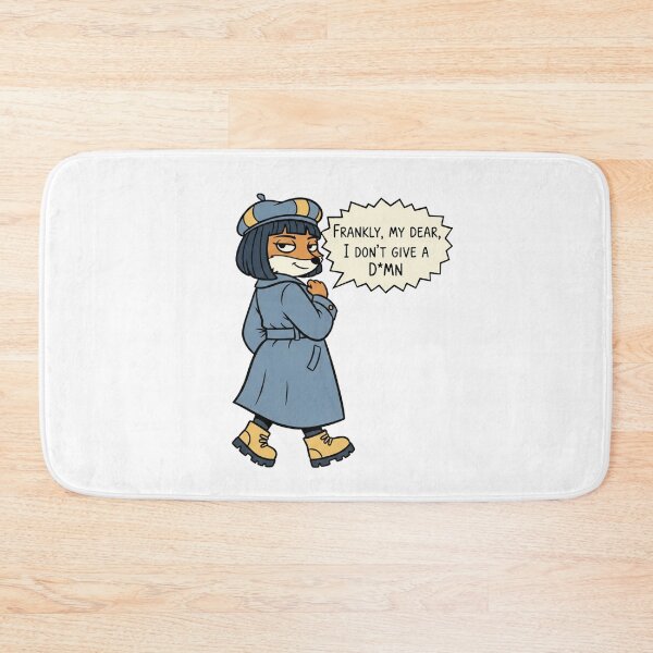 Item preview, Frankly My Dear I Don’t Give a Damn – Sassy Attitude Cartoon Illustration designed and sold by inaveed.
