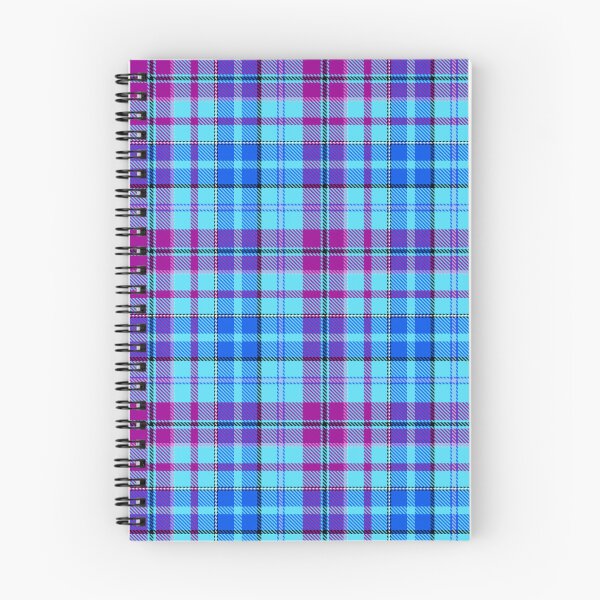 Item preview,  Blue and Purple Tartan Plaid On Blue Background  designed and sold by PatternTitan.