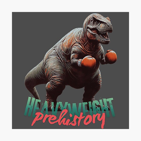 Item preview, dinosaur boxing heavyweight prehistory retro  designed and sold by MaciejPetelski.