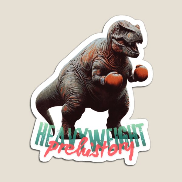 Item preview, dinosaur boxing heavyweight prehistory retro  designed and sold by MaciejPetelski.