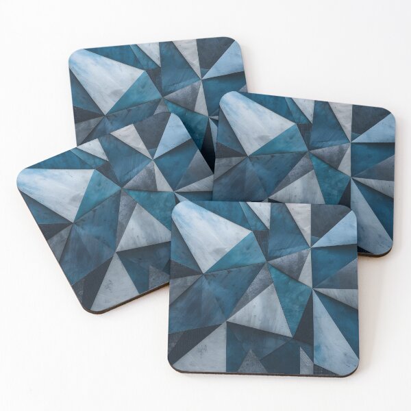 Item preview, Geometric Azure Abstraction designed and sold by CharlieDesings.