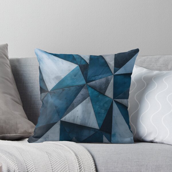 Item preview, Geometric Azure Abstraction designed and sold by CharlieDesings.