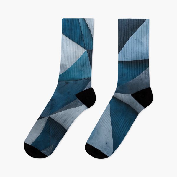 Item preview, Geometric Azure Abstraction designed and sold by CharlieDesings.