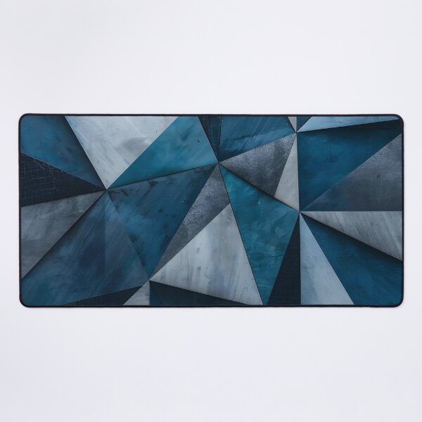 Item preview, Geometric Azure Abstraction designed and sold by CharlieDesings.