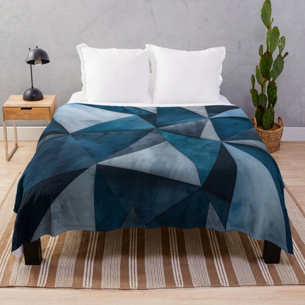 Item preview, Geometric Azure Abstraction designed and sold by CharlieDesings.