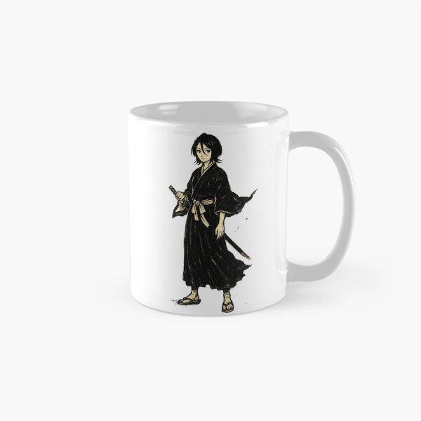 Item preview, Rukia Kuchiki Black Ink Graceful Anime Art designed and sold by AnimeShin.