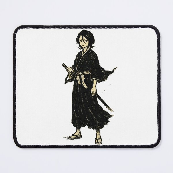 Item preview, Rukia Kuchiki Black Ink Graceful Anime Art designed and sold by AnimeShin.
