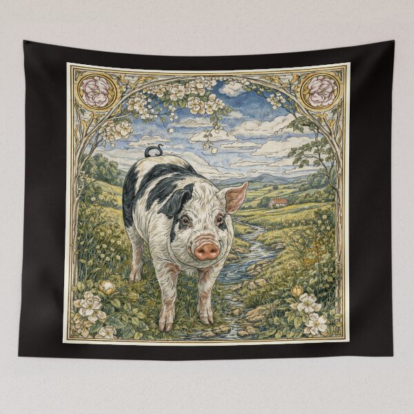 Item preview, Crioulo Pig in English Countryside #8 designed and sold by Helios Be. Lavsh.