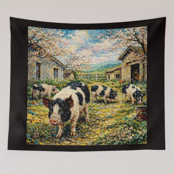 Item preview, Crioulo Pig in English Countryside #9 designed and sold by Helios Be. Lavsh.