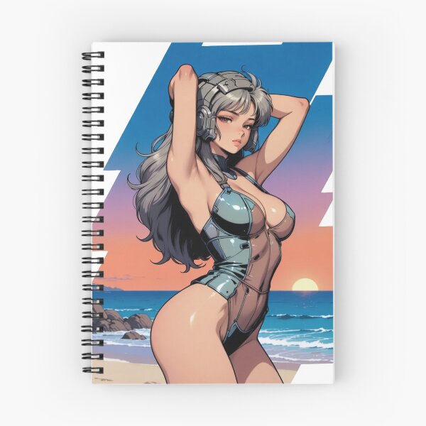 Item preview, Android Cyberpunk Aesthetic Retro Beach designed and sold by JonelleTshirts.