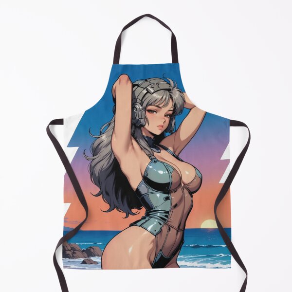 Item preview, Android Cyberpunk Aesthetic Retro Beach designed and sold by JonelleTshirts.