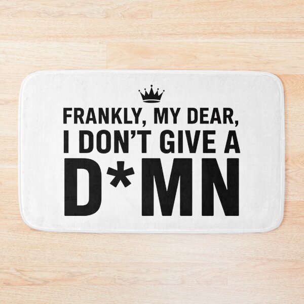 Item preview, Frankly My Dear I Don’t Give a Damn – Bold Sarcastic Quote Typography designed and sold by inaveed.