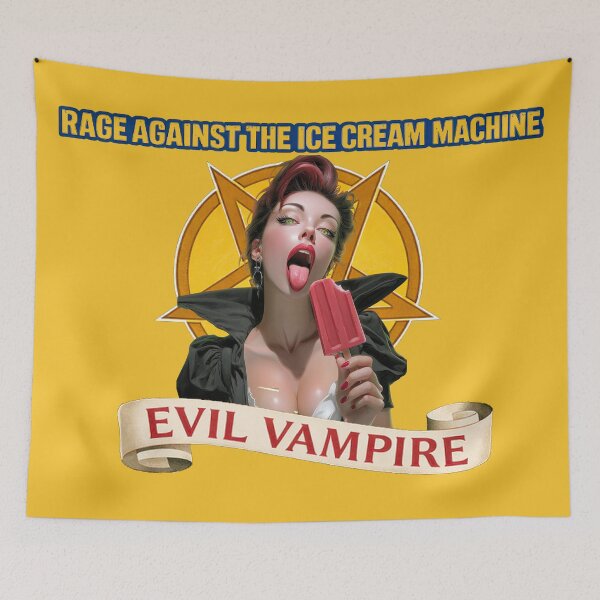 Item preview, Rage against the ice cream machine - Evil Vampire designed and sold by obstinator.