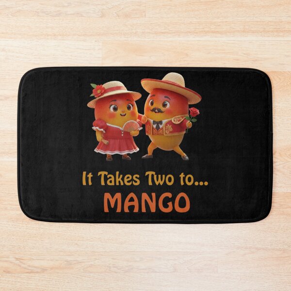 Item preview,  It Takes Two To Mango - Funny Fruit Dance Pun designed and sold by Anyshca.