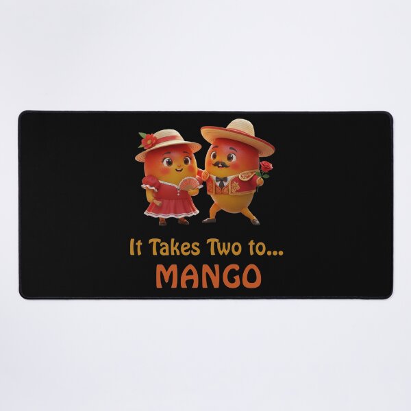 Item preview, It Takes Two To Mango - Funny Fruit Dance Pun designed and sold by Anyshca.