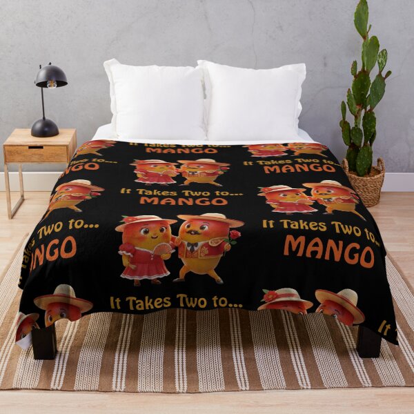 Item preview,  It Takes Two To Mango - Funny Fruit Dance Pun designed and sold by Anyshca.